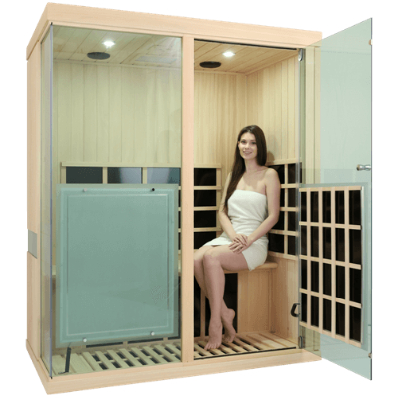 Sun Stream Evolve 30 Far Infrared Sauna with Door Open